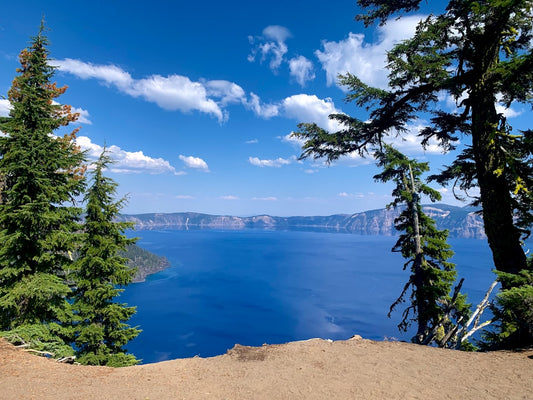 Crater Lake Oregon All Over Print Tote Bag Nature Graphic Landscape Apparel