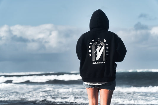 Coral Horizon All Over Print Hoodie for Travel and Outdoor Adventures Apparel