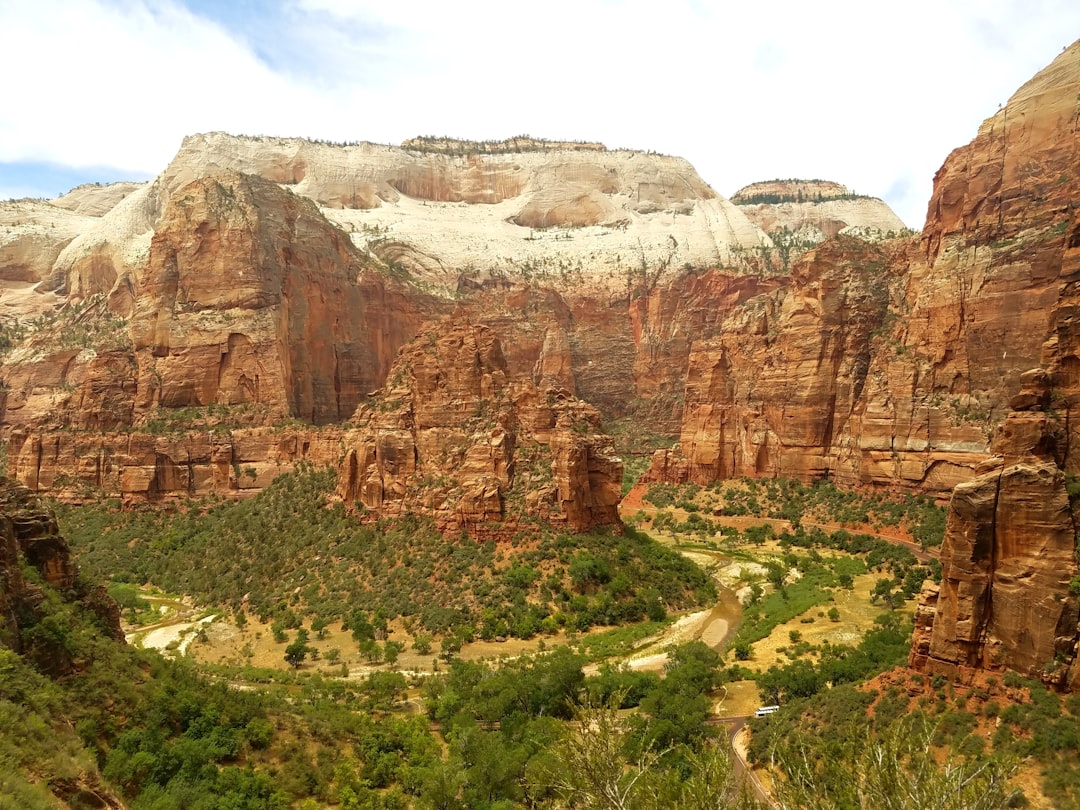 All-Over Print Hoodie Featuring Stunning Zion National Park Landscape Art