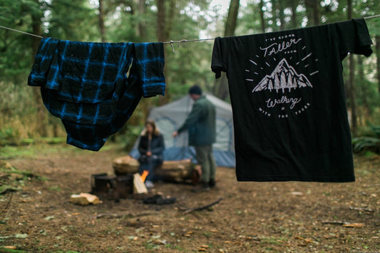 Campfires Cure Everything Vintage Camping Graphic T-Shirt Outdoor Adventure Gear