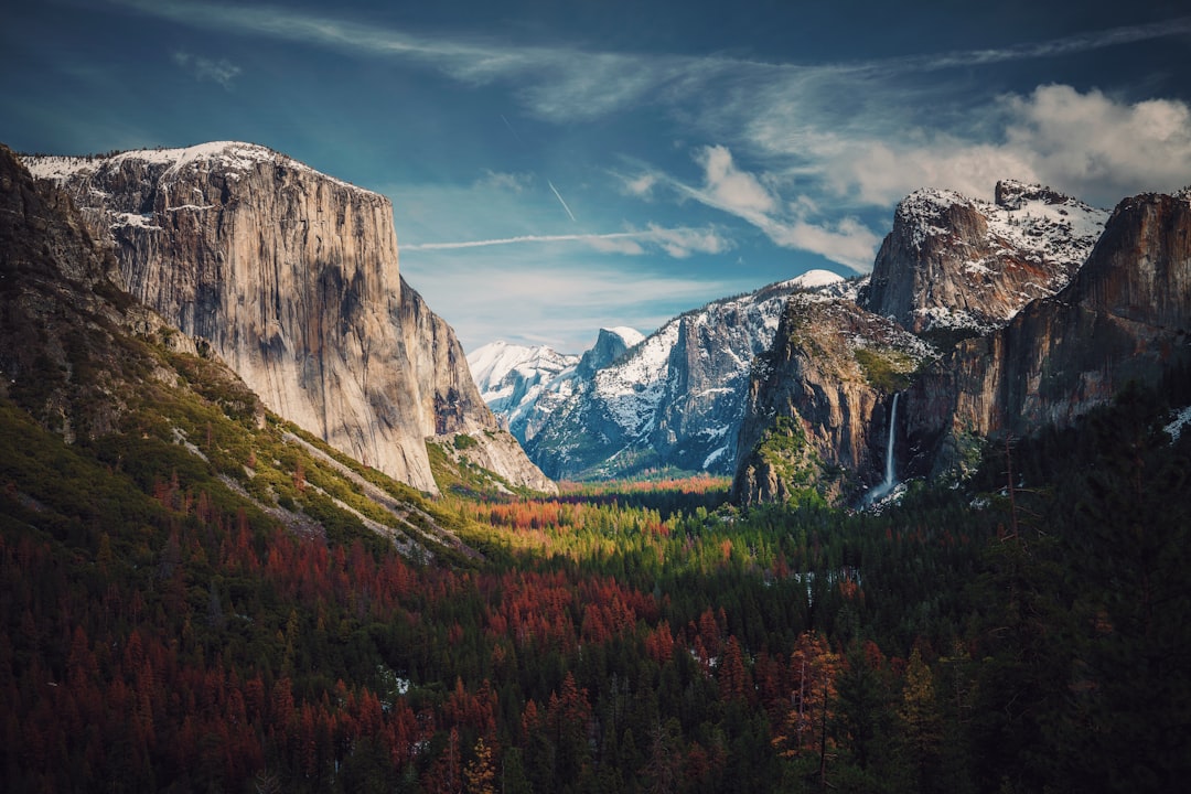 All-Over Print Hoodie featuring Yosemite National Park Scenic Design