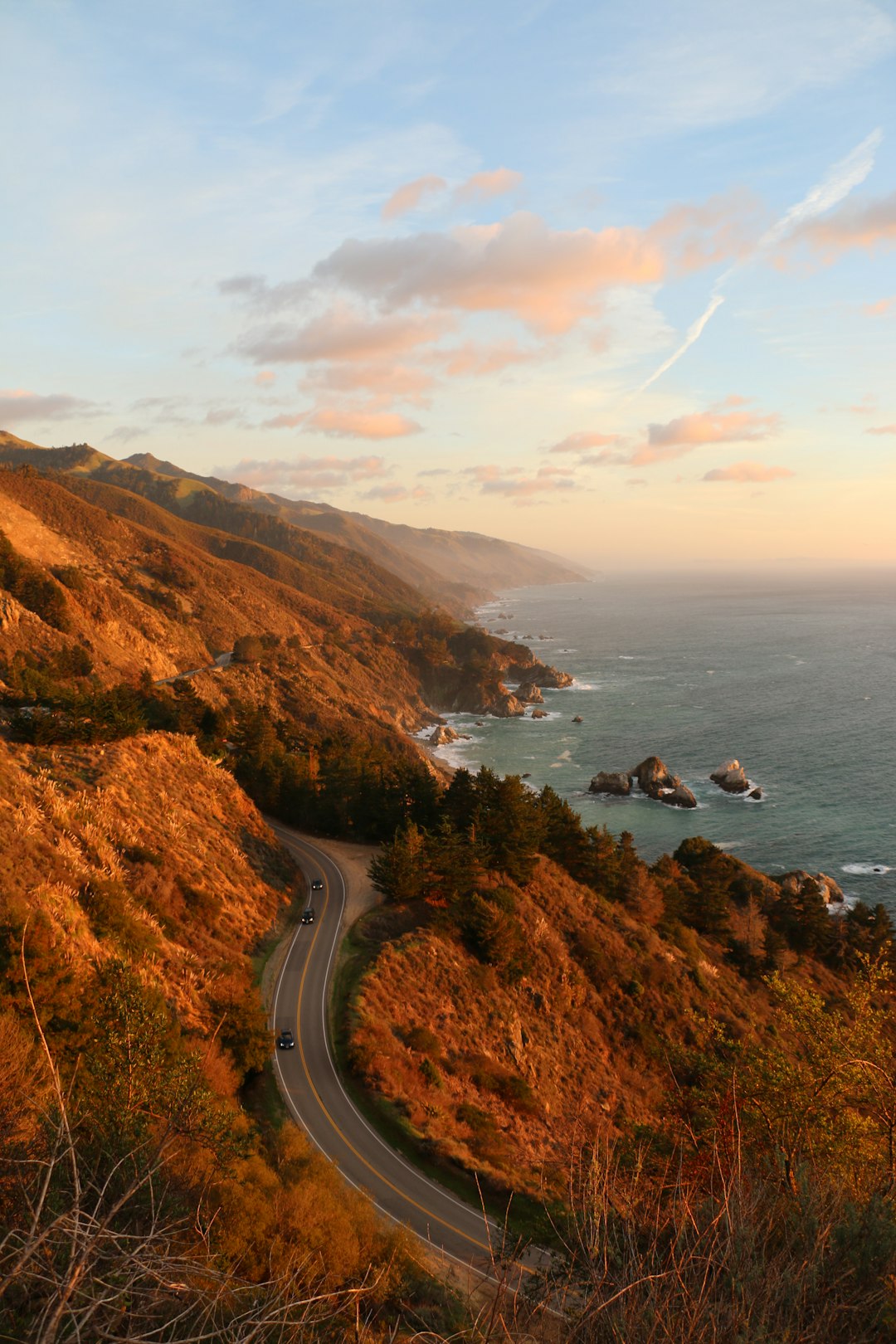 Big Sur Scenic View Art Print - T Shirt