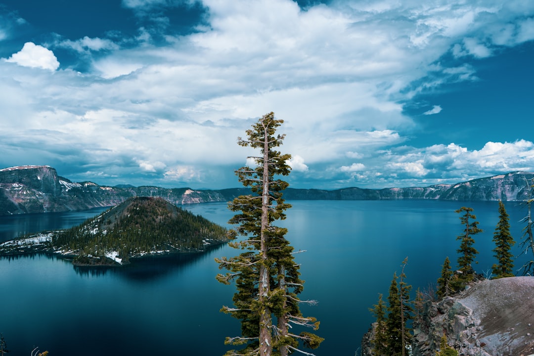 All-Over Print Hoodie Featuring Crater Lake National Park Design