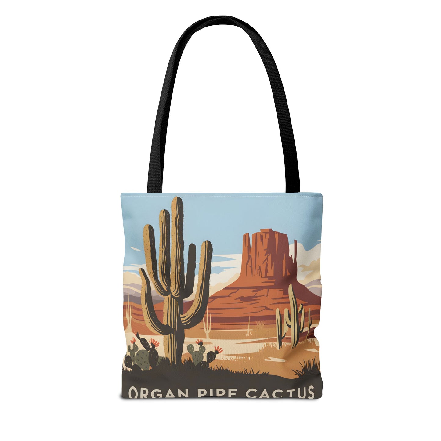 Organ Pipe Cactus National Monument Tote Bag Southwest Desert Landscape Design