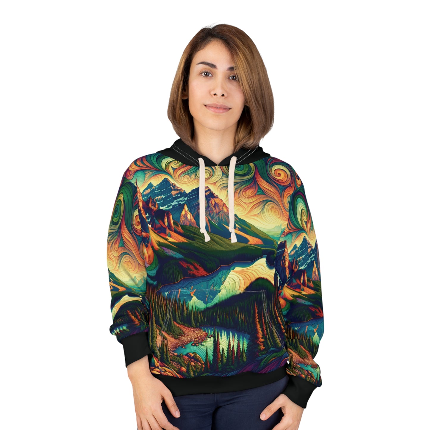 All-Over Print Hoodie The Enchantments National Park Outdoor Adventure Apparel