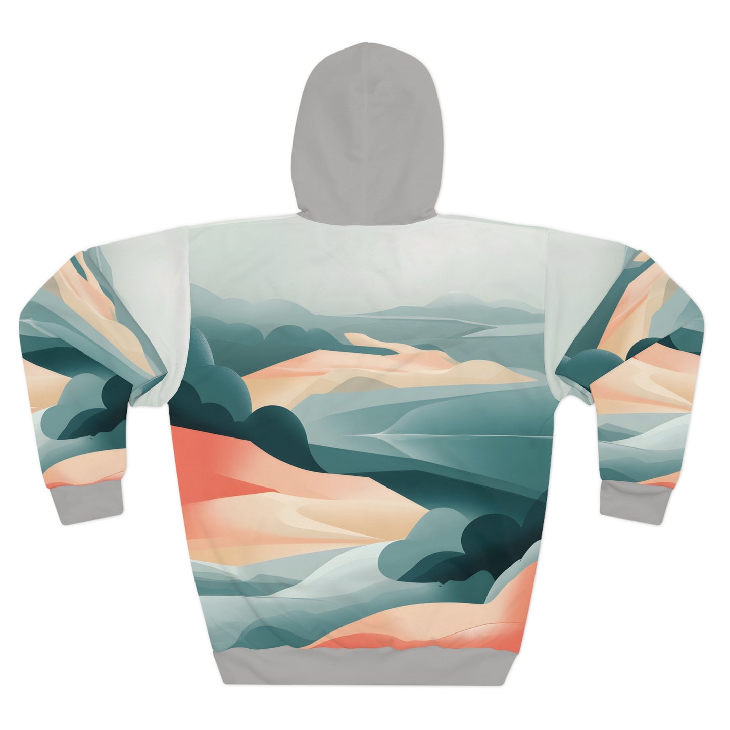 All Over Print Hoodie Fogline Embrace Outdoor Travel Apparel for Adventurers