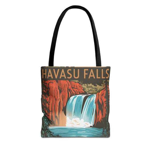 Havasu Falls All Over Print Tote Bag Eco Friendly Travel Accessory
