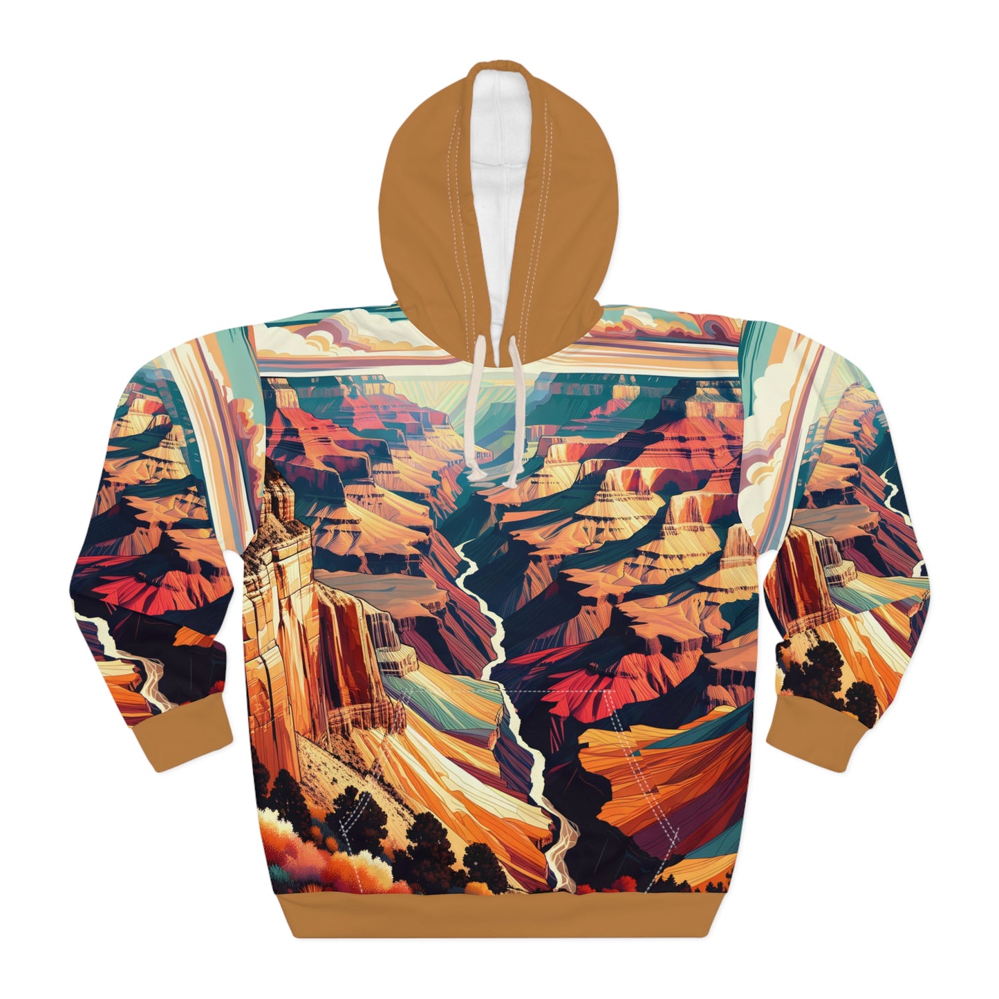 All-Over Print Hoodie featuring Grand Canyon National Park Design