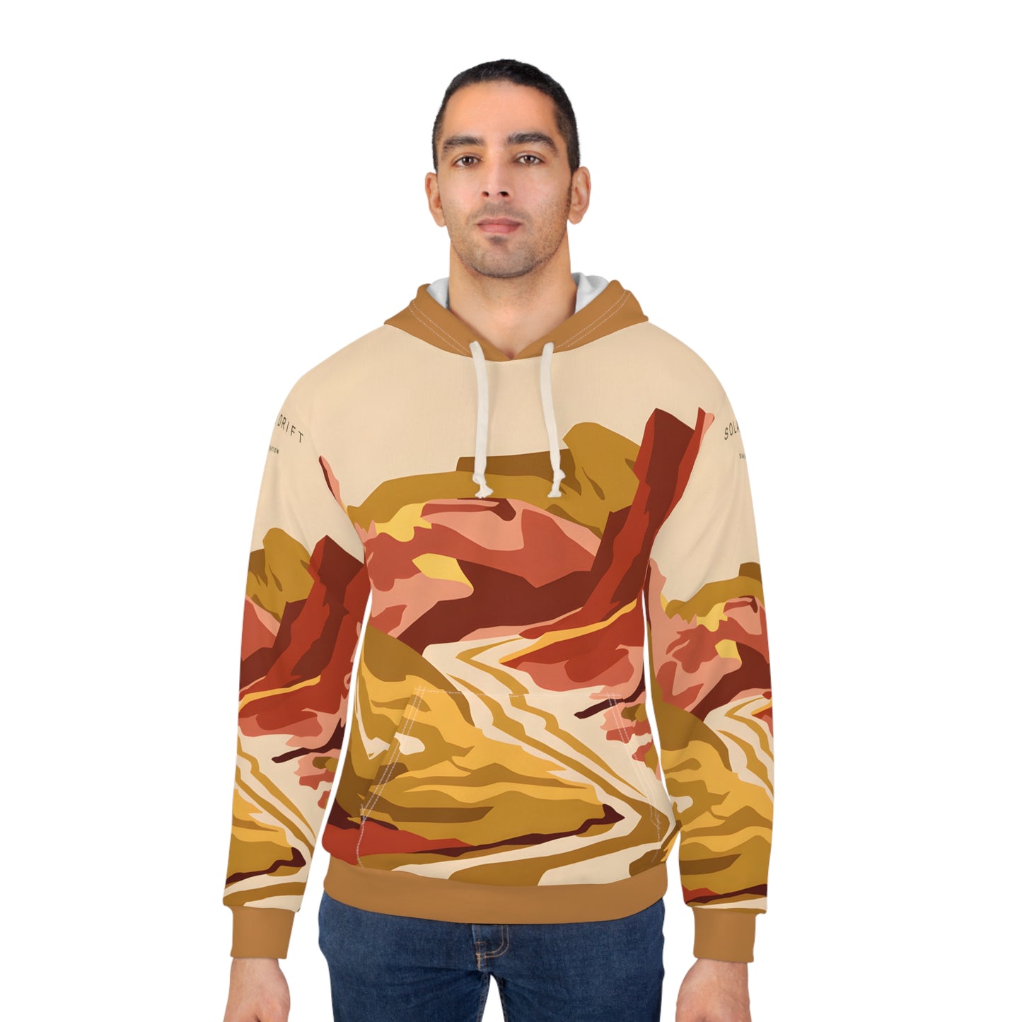 Solar Drift All Over Print Hoodie Outdoor Warm Travel Apparel National Parks