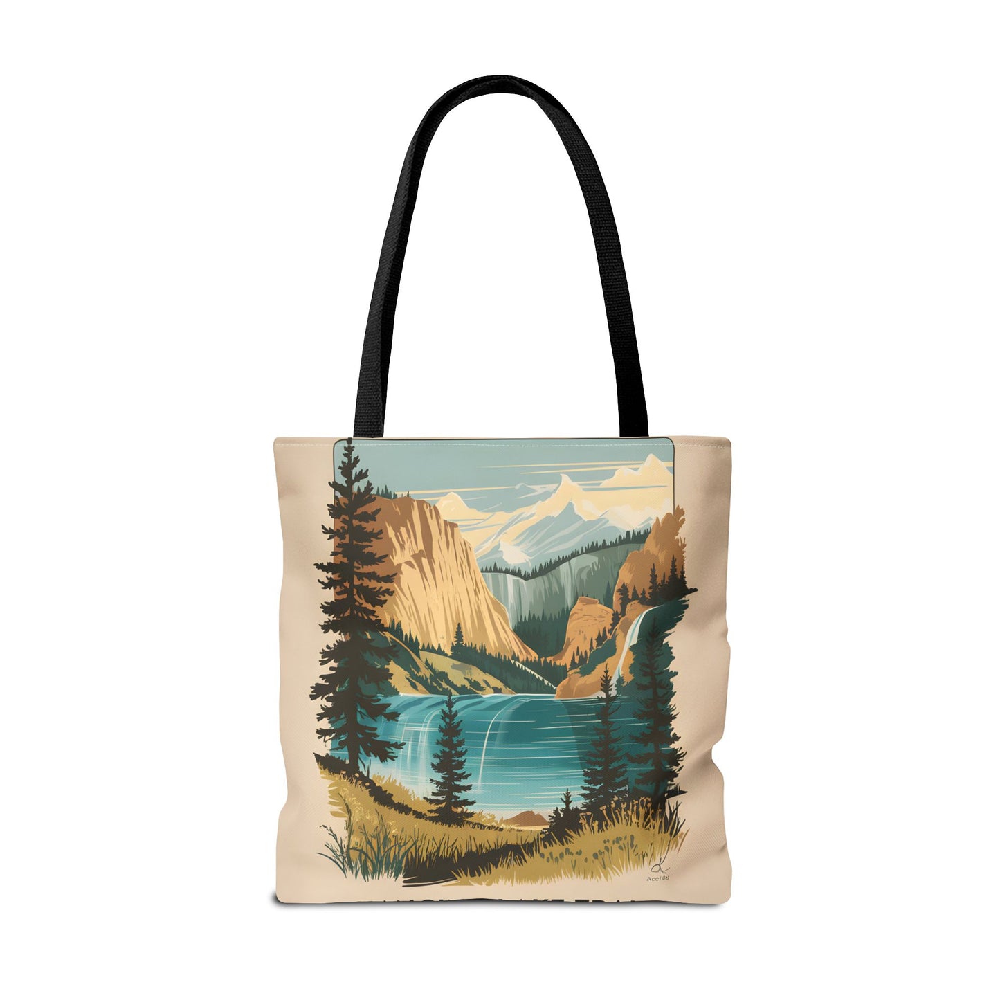 Hanging Lake Trail Tote Bag Eco Friendly Outdoor Adventure All Over Print