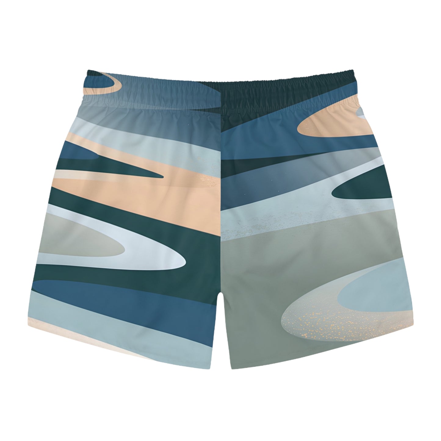 Moonlit Sand Men's Swim Trunks Beachwear Shorts Casual Summer Surf Surfer
