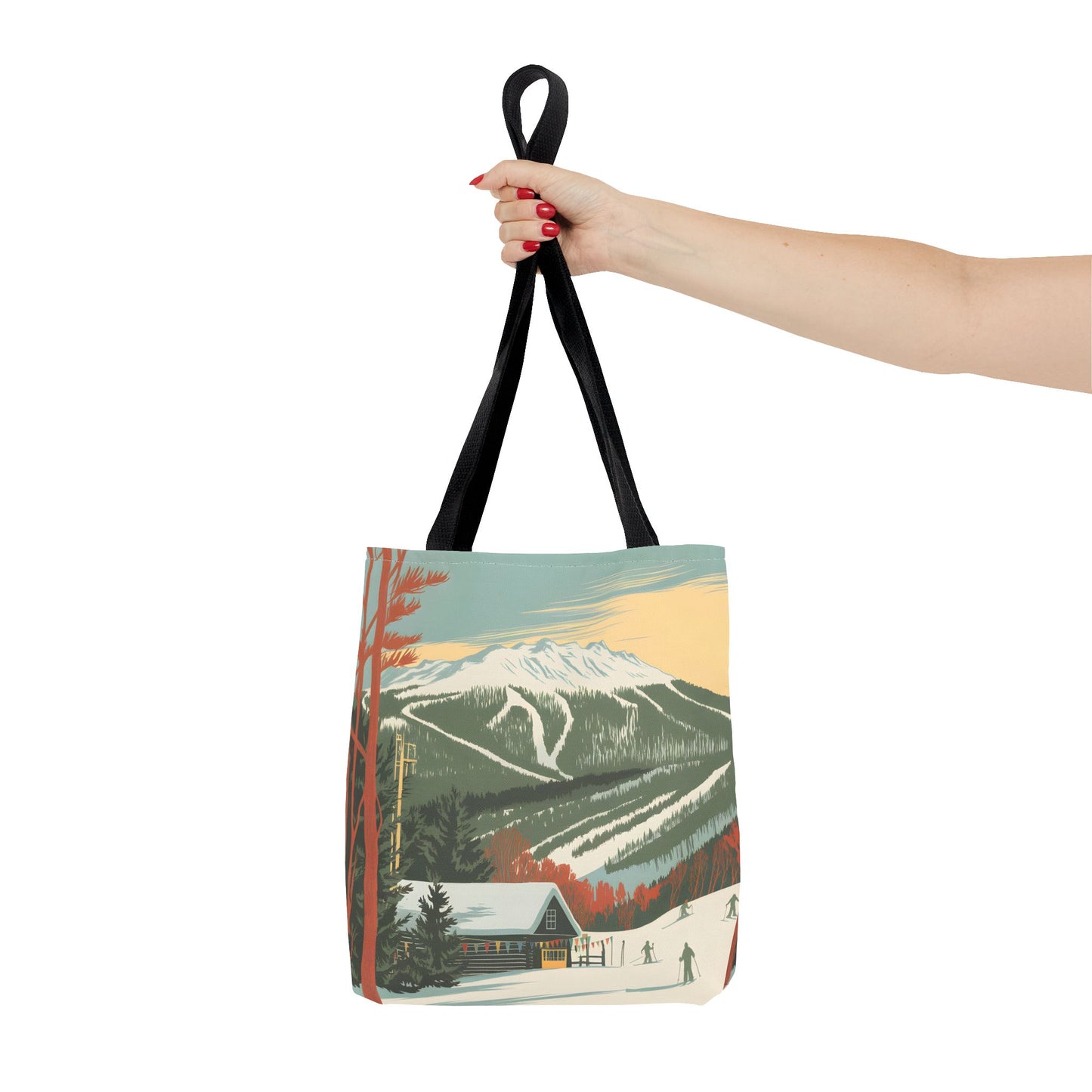 Okemo Vermont Tote Bag Winter Ski Resort All Over Print Eco Friendly Style