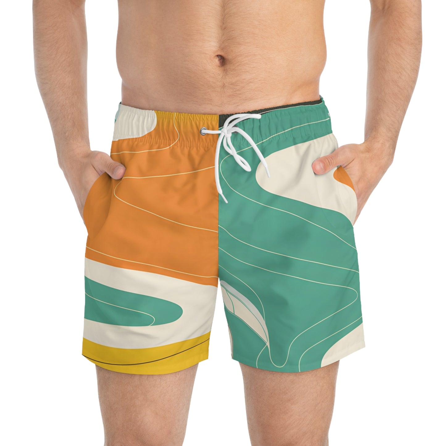 Coconut Tide Mens Swim Trunks Beachwear Swim Shorts Summer Style Surf Quick Dry