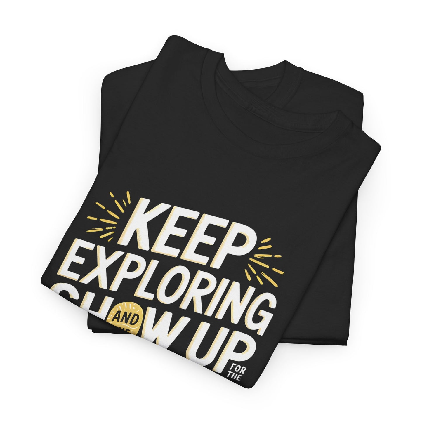 Keep Exploring T-Shirt Graphic Tee Outdoor Adventure Quote Hiking Travel Nature
