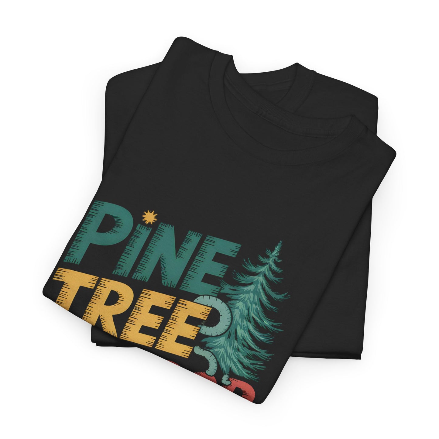 Pine Tree Hugger Graphic T-Shirt Unisex Vintage Nature Camping Hiking Gift