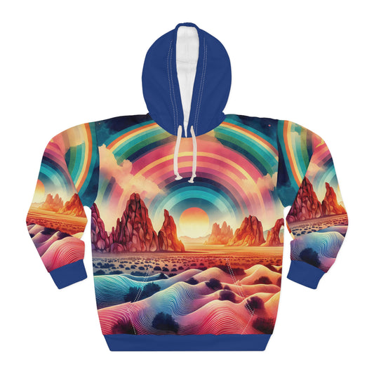 Mojave Desert All Over Print Hoodie Adventure Travel Outdoor Apparel Art Design