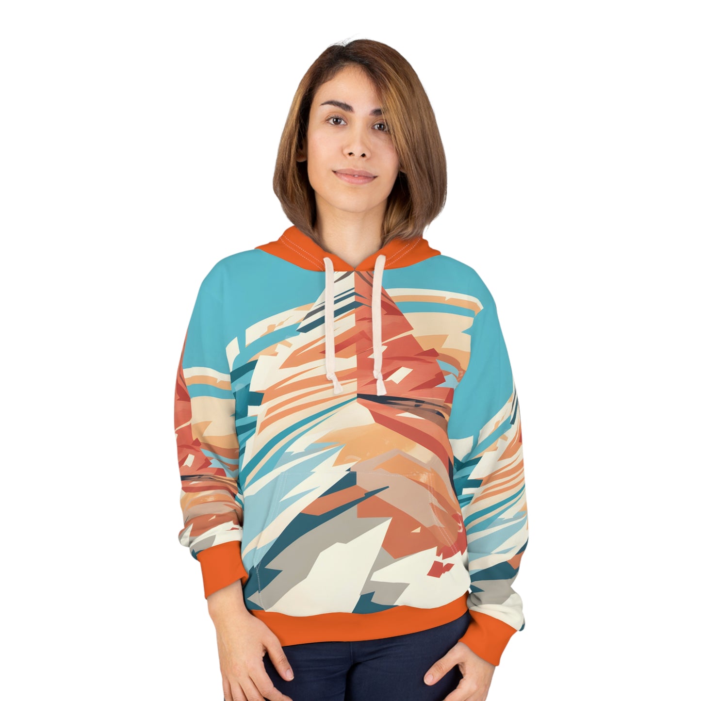 Sunwashed Spire Pullover Hoodie Outdoor Apparel Travel National Park Inspired