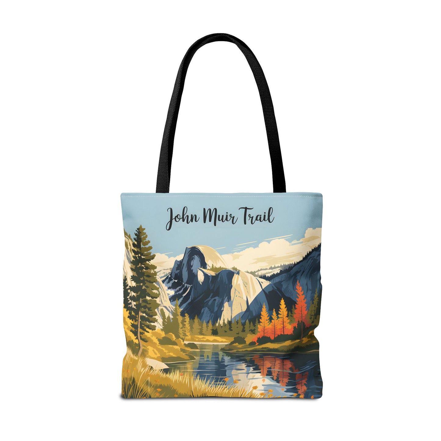 John Muir Trail All Over Print Tote Bag Nature Art Landscape Gift Eco Friendly