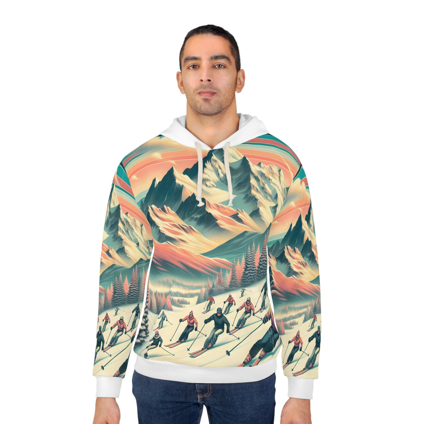 Mount Charleston Hoodie All Over Print Mountain Outdoor Apparel Travel Casual