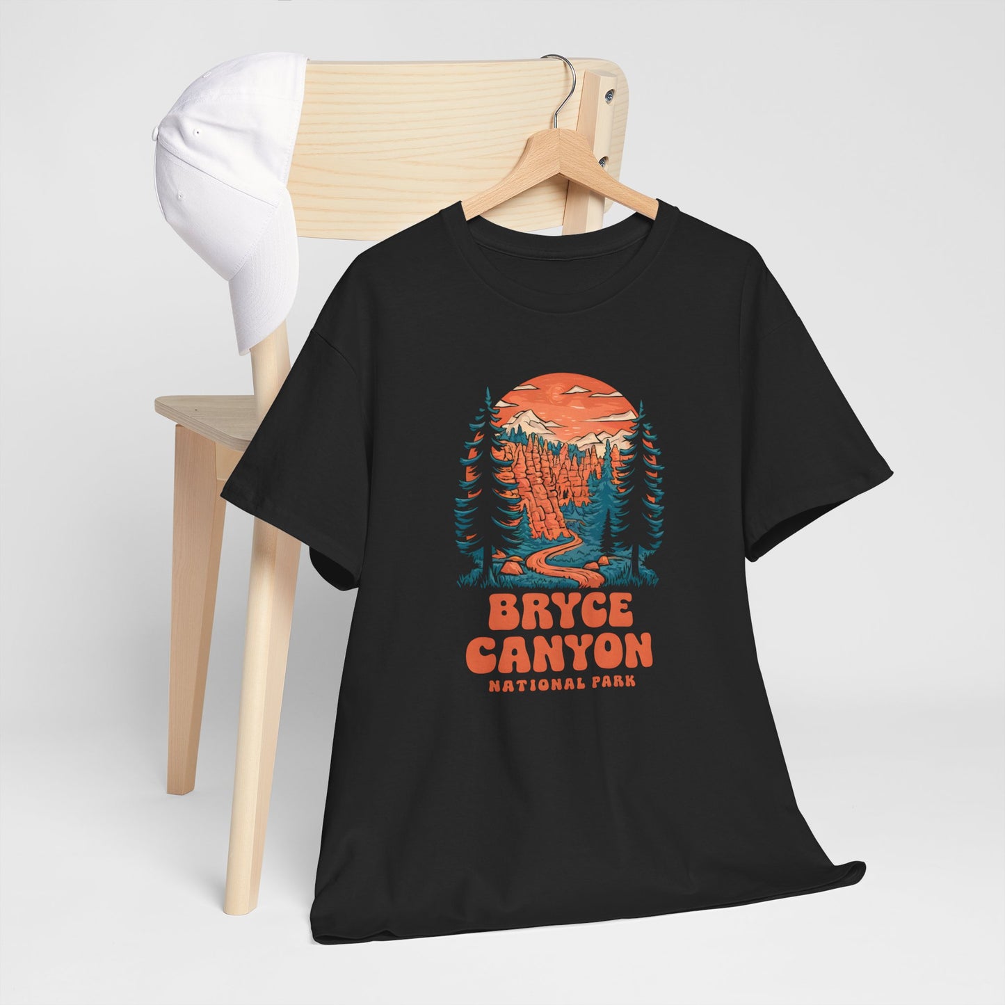 Bryce Canyon National Park Rero Graphic Tee  Unisex Heavy Cotton Shirt Tshirt