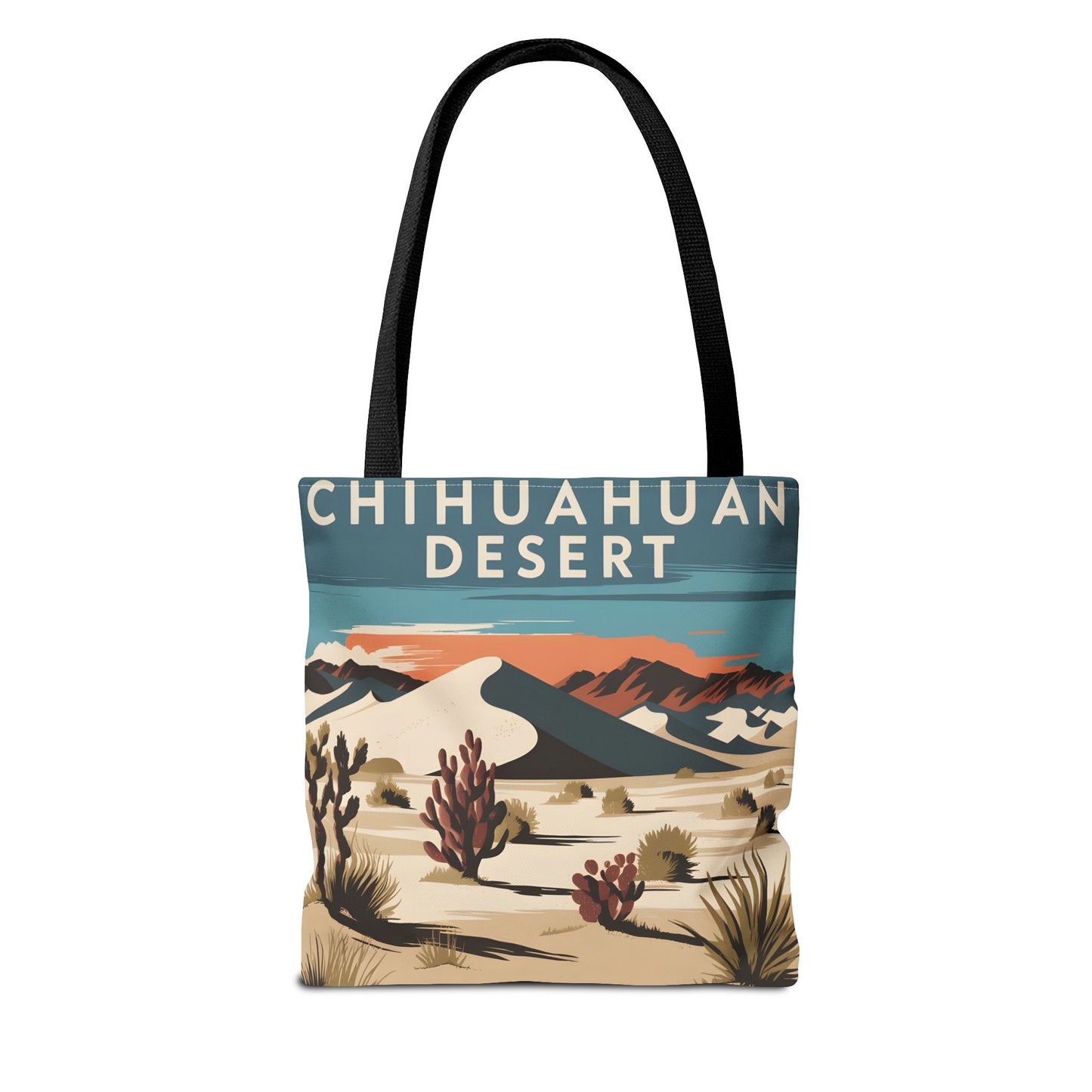 Chihuahuan Desert All Over Print Tote Bag White Sands National Park Gift