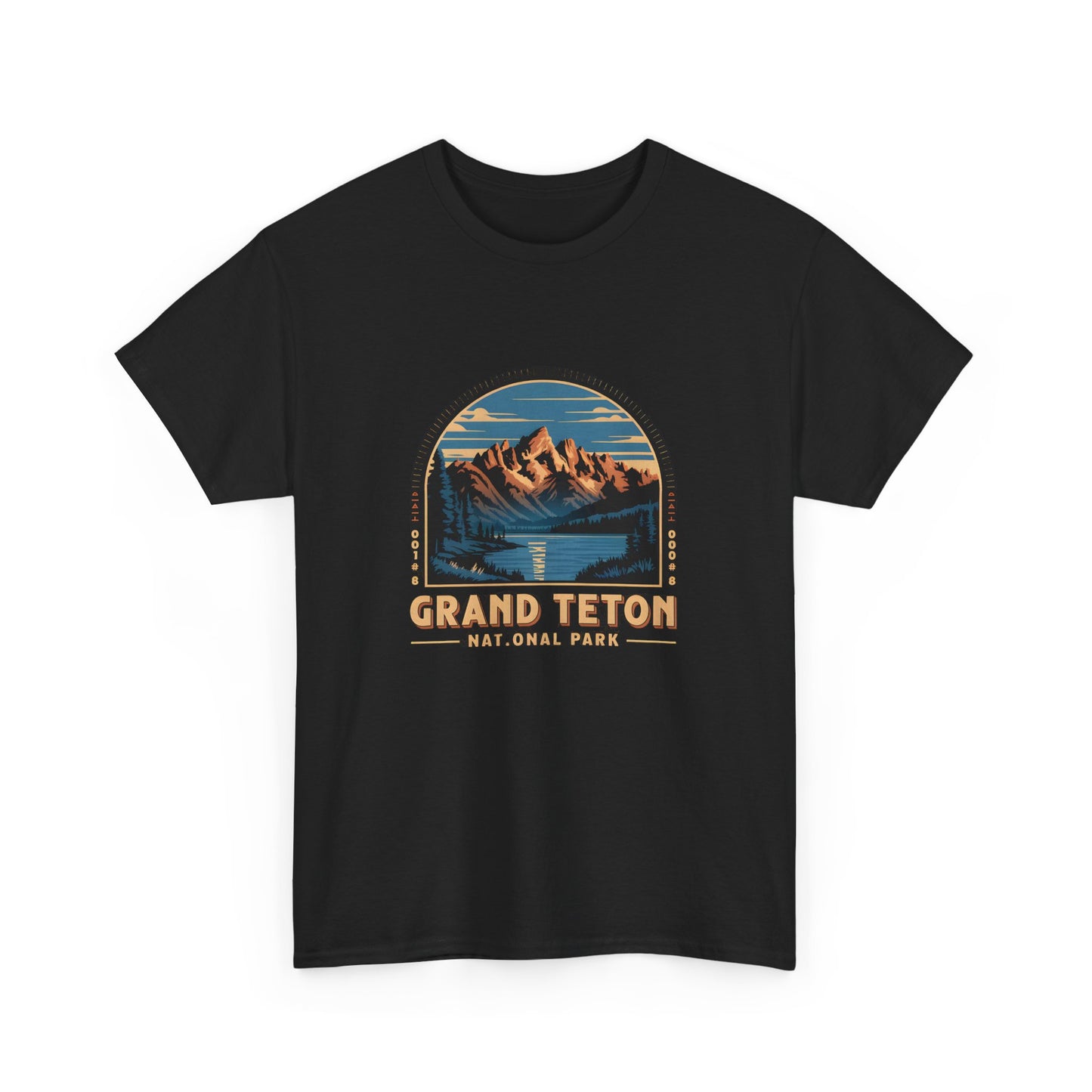 Grand Teton National Park T-Shirt Vintage Graphic Tee Hiking Nature Scenic