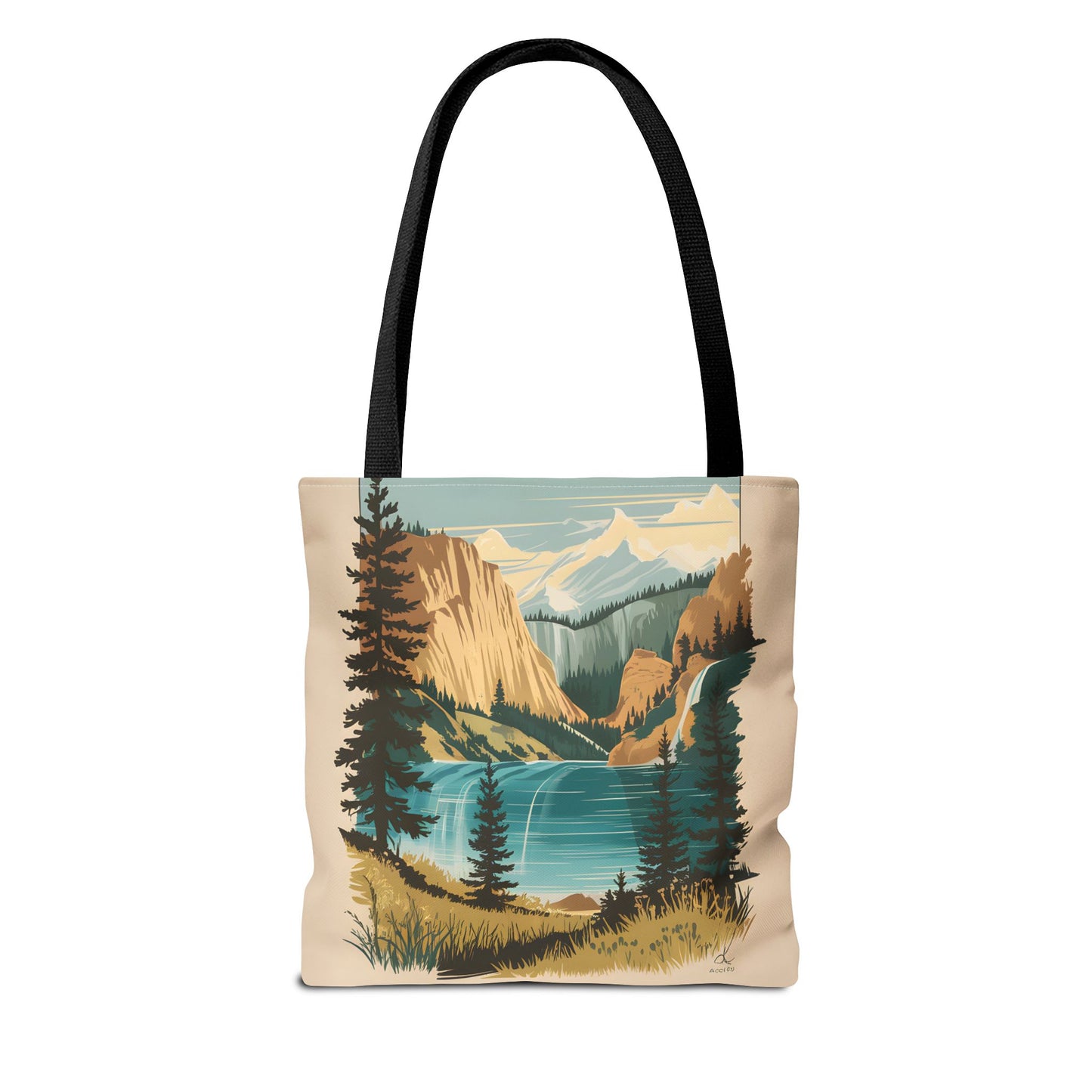 Hanging Lake Trail Tote Bag Eco Friendly Outdoor Adventure All Over Print
