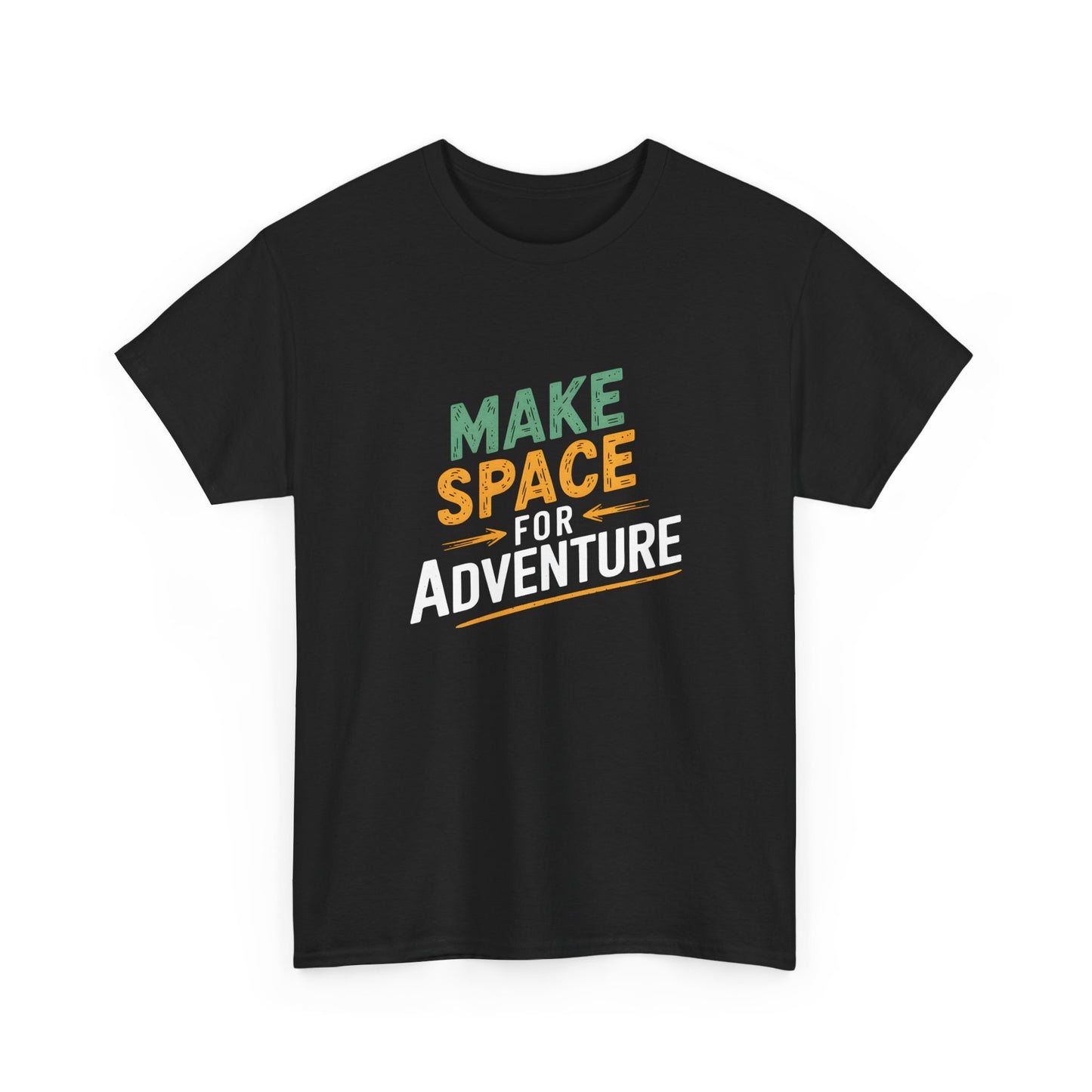 Make Space for Adventure T-Shirt Graphic Tee Cosmic Explorer Outdoor Travel