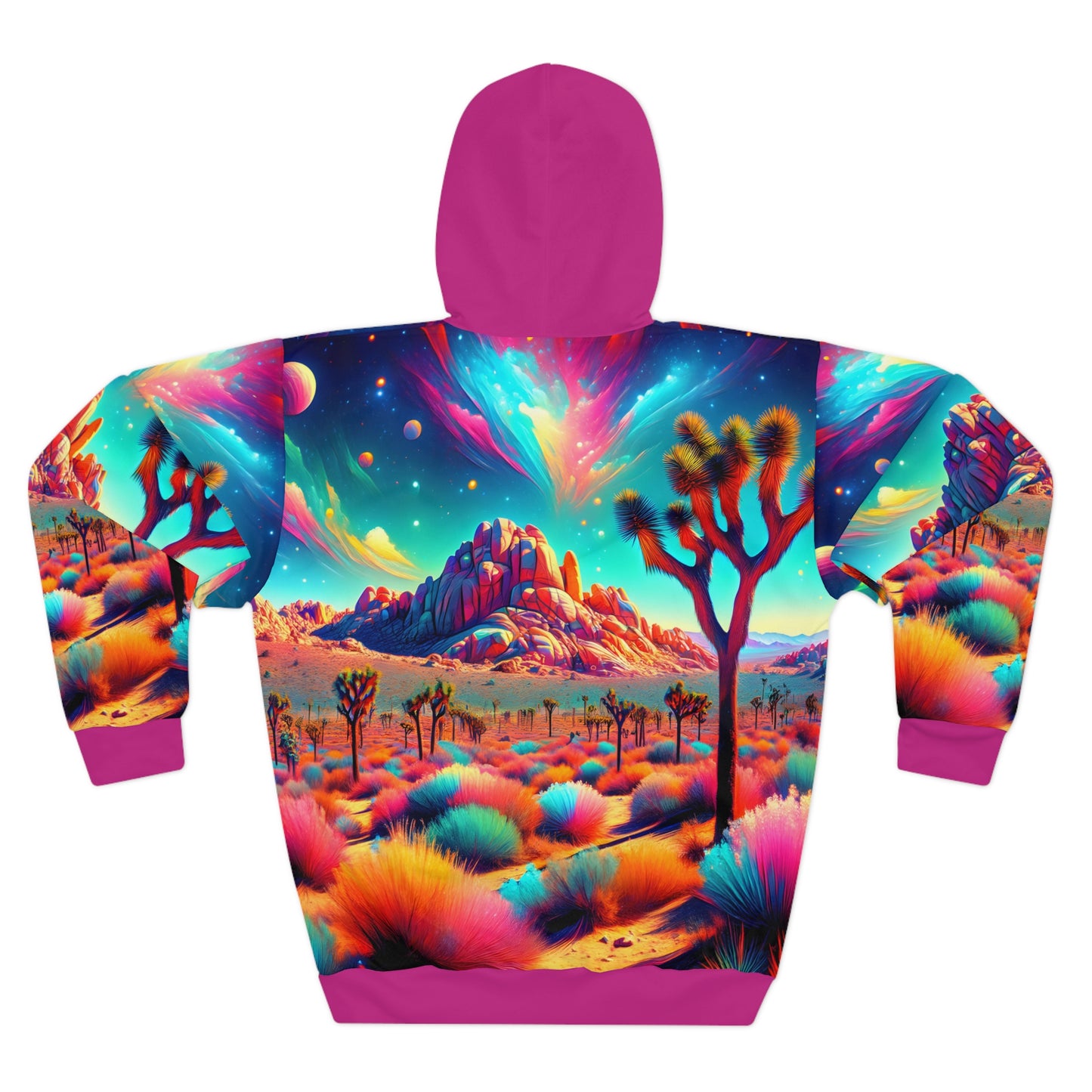 Joshua Tree National Park Hoodie AOP Vibrant Artistic Adventure Pullover