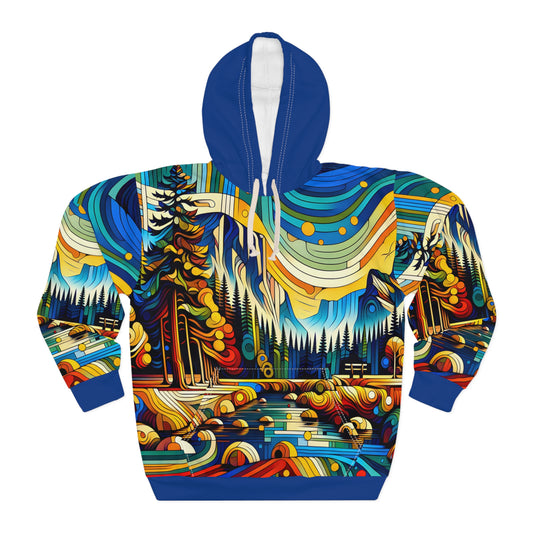 All-Over Print Hoodie featuring Yosemite National Park Scenic Design