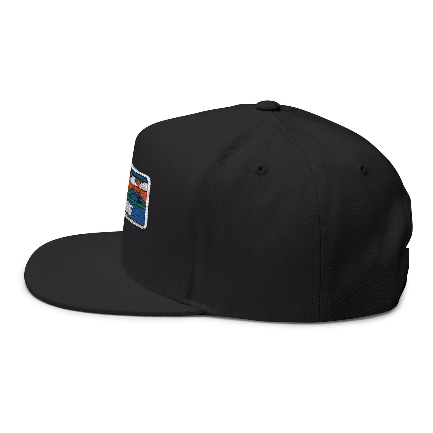 Sugarloaf Flat Bill Hat Outdoor Fashion Adjustable Snapback Cap Apparel
