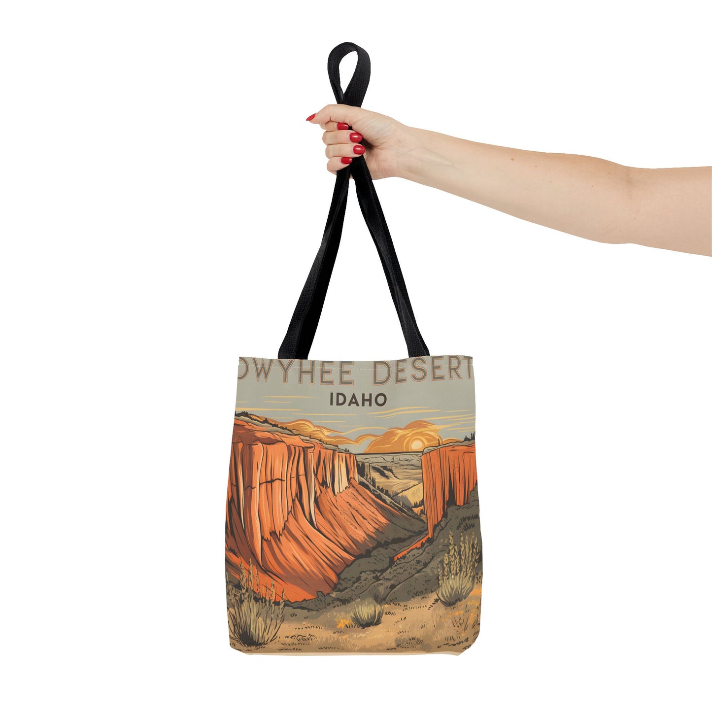 Owyhee Desert Idaho All Over Print Tote Bag Scenic Landscape Adventure Gear