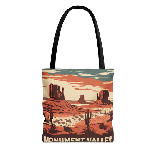 Monument Valley Arizona Utah All Over Print Tote Bag Desert Landscape Gift