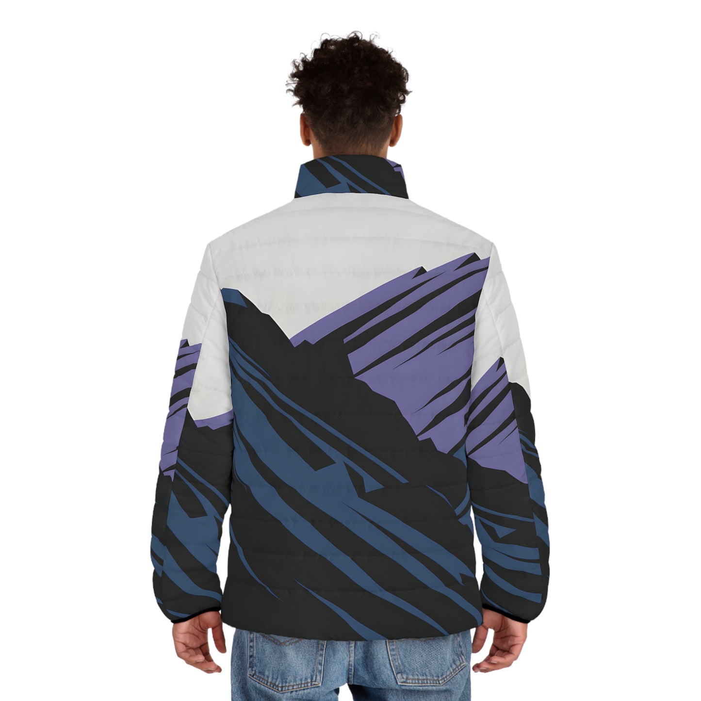 Shadow Range Puffer Jacket Men’s Winter Coat Warm Zip Outdoor Wear Graphic