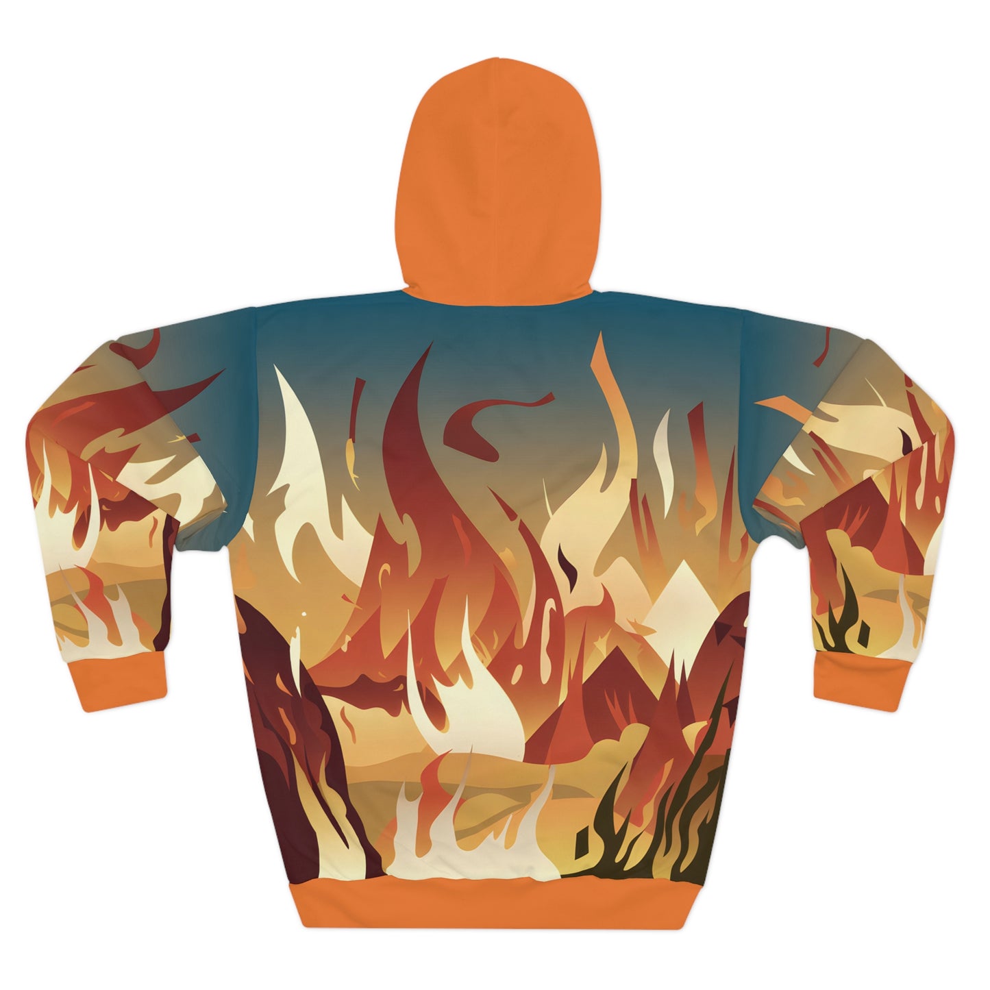 Ethereal Embers All Over Print Hoodie Outdoor Travel Apparel Unisex
