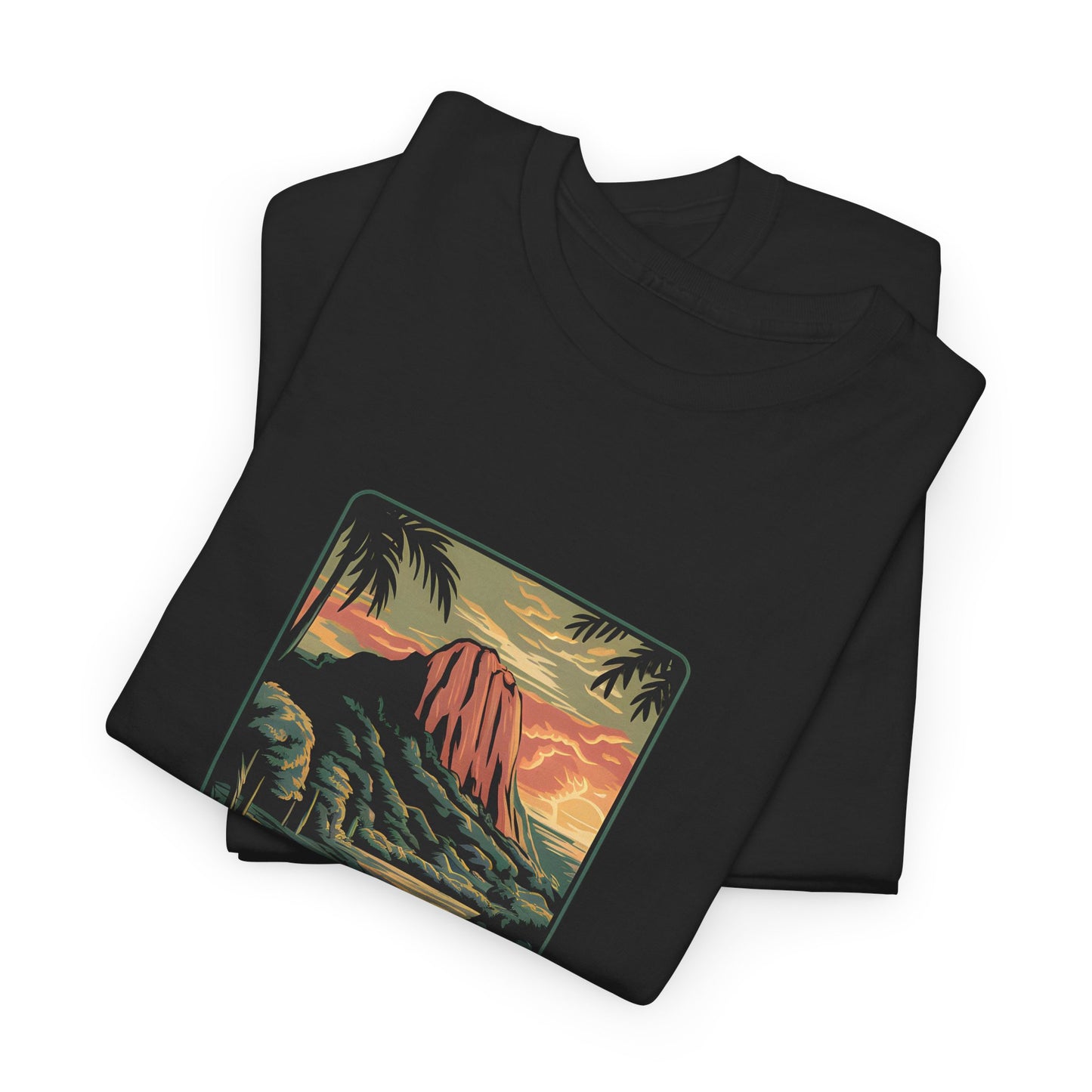 Sugarloaf Mountain Sunset T-Shirt Hiking Nature Graphic Tee Outdoor Scenic View