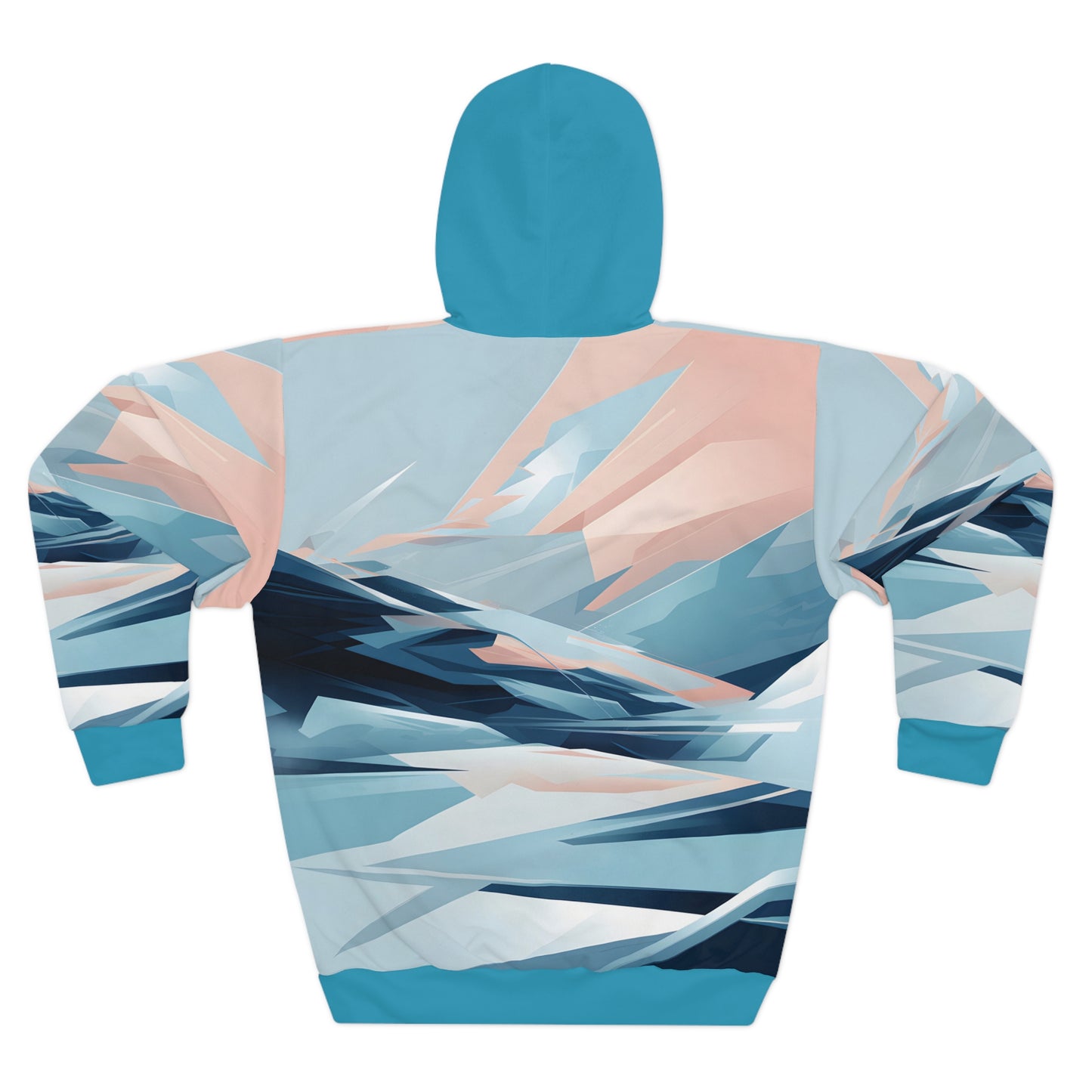 Painted Frost Hoodie All Over Print Winter Art Outdoor Adventure Pullover Gift