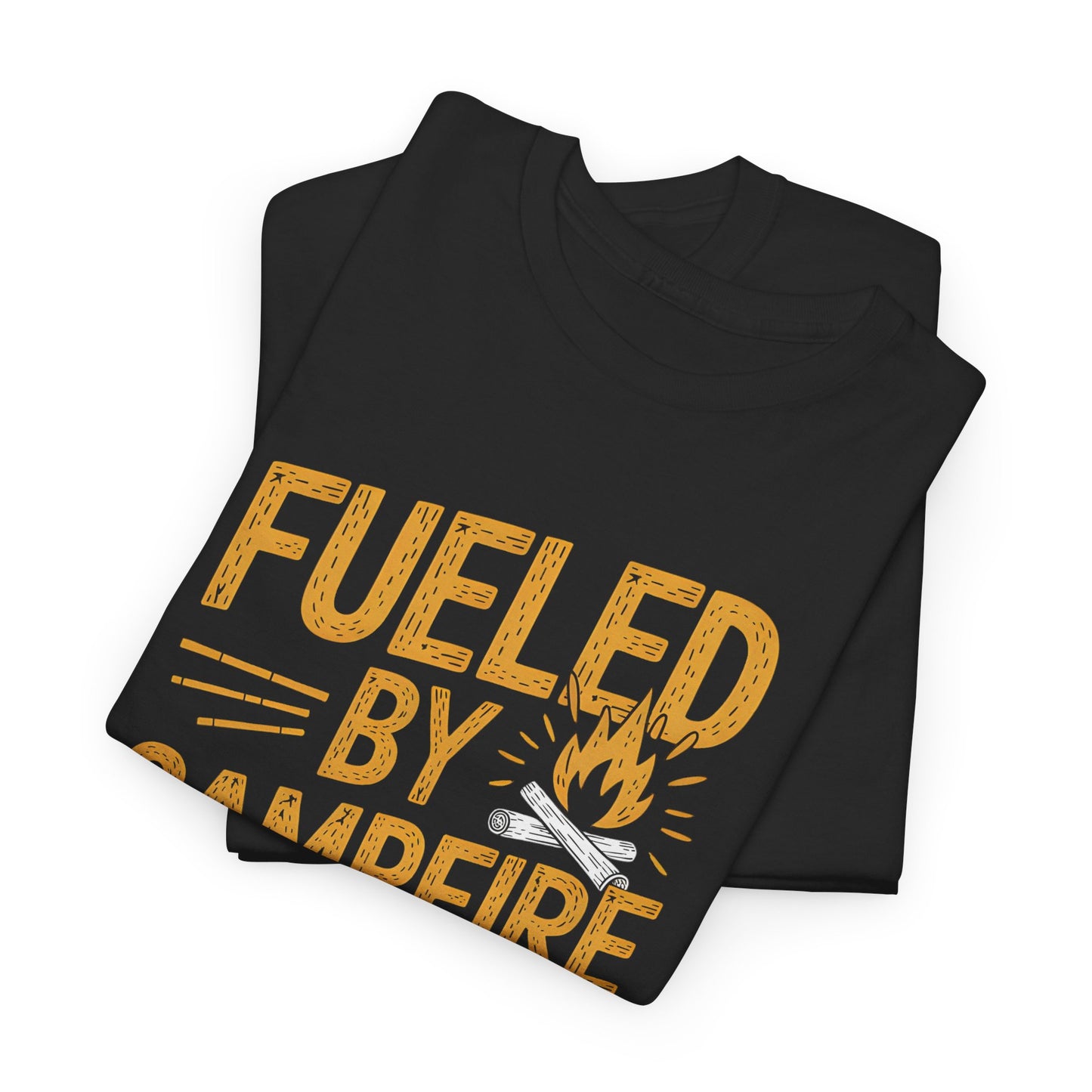 Fueled by Campfire Coffee T-Shirt Unisex Camping Hiking Outdoor Graphic Tee