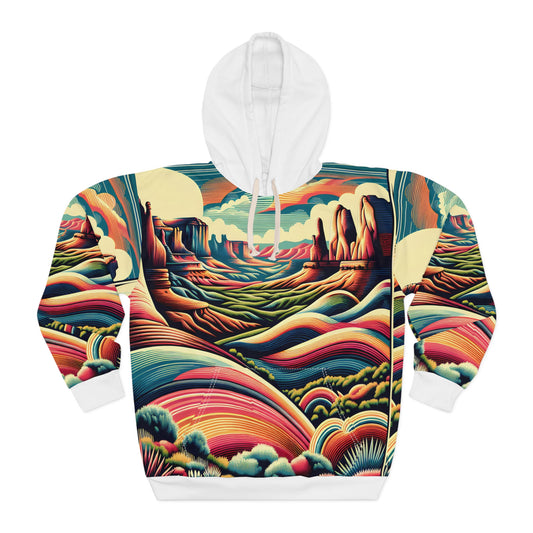 Arches National Park All Over Print Hoodie Style Outdoor Apparel Pullover Casual
