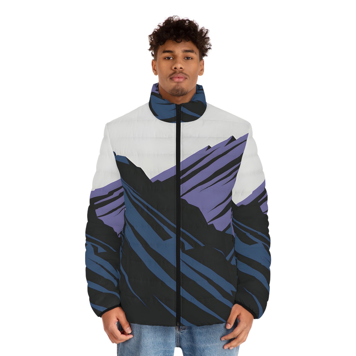 Shadow Range Puffer Jacket Men’s Winter Coat Warm Zip Outdoor Wear Graphic