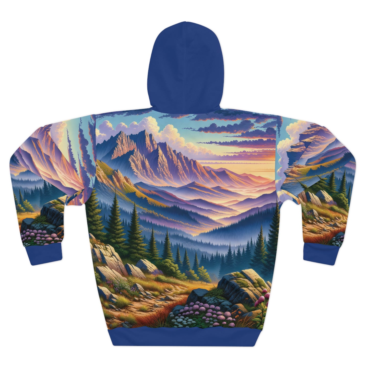Mount Marcy Trail Hoodie Outdoor Adventure Apparel Nature Graphics Travel