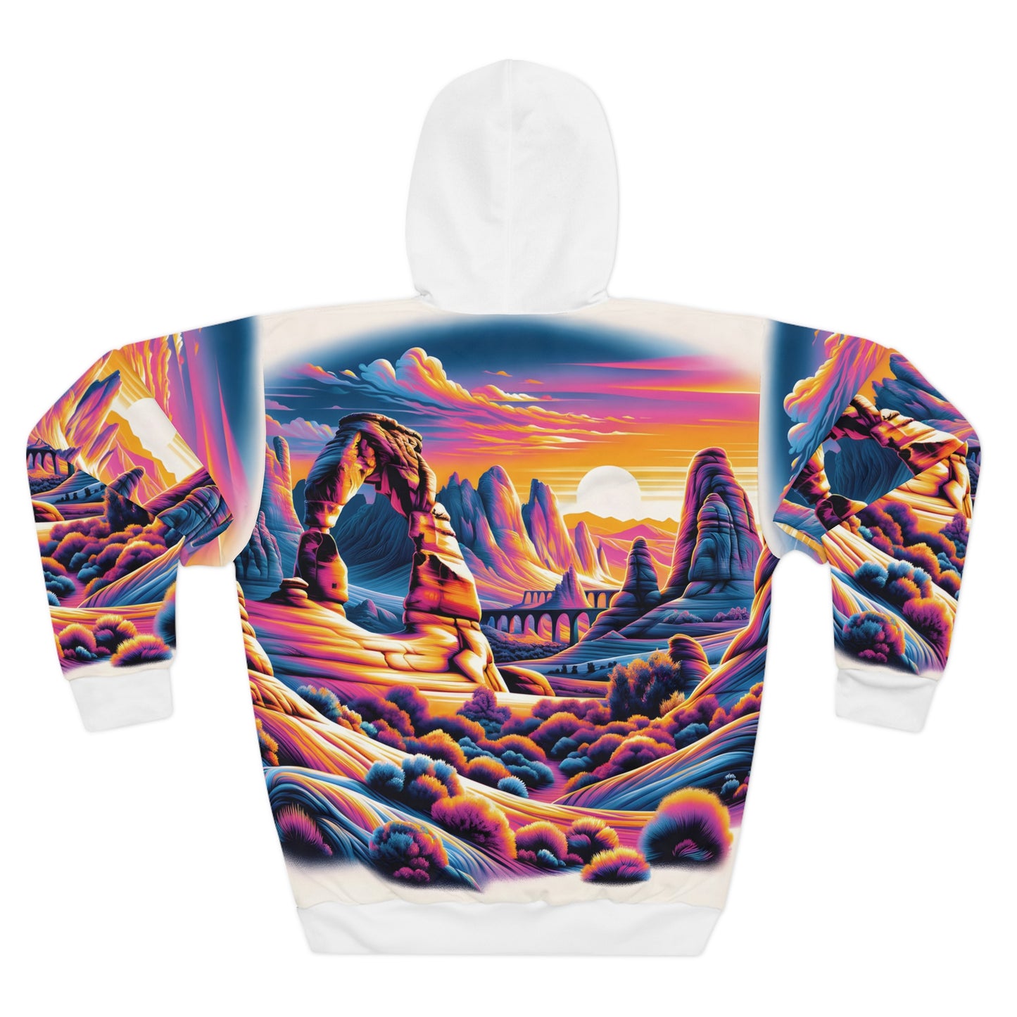 Great Basin Desert All Over Print Hoodie for Outdoor Adventures Apparel Wear