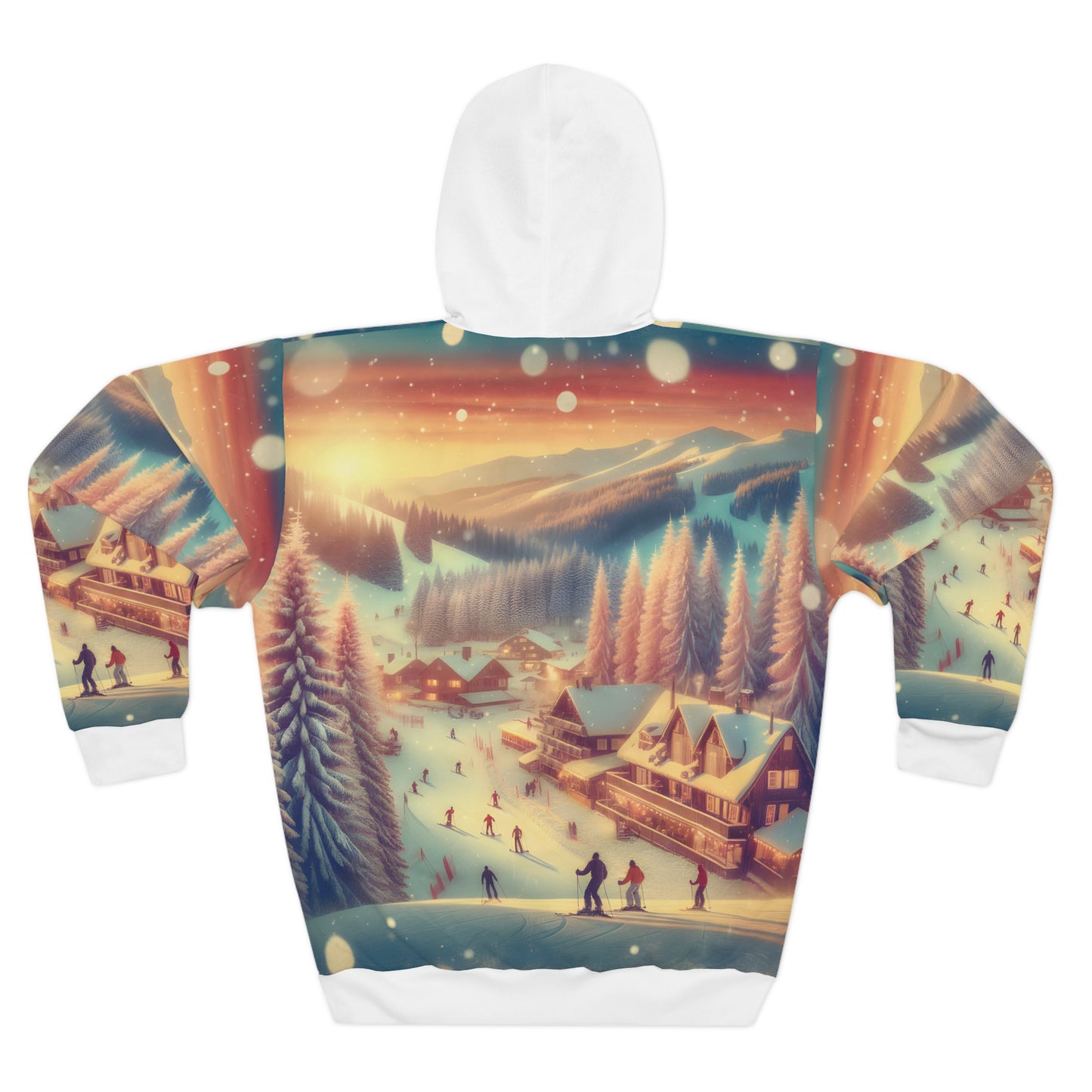 Big Sky Montana All Over Print Hoodie for Outdoor Adventures Travel Apparel