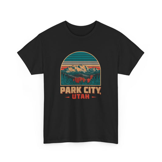 Retro Park City Utah Graphic Tee Shirt Unisex Vintage Shirt Mountain