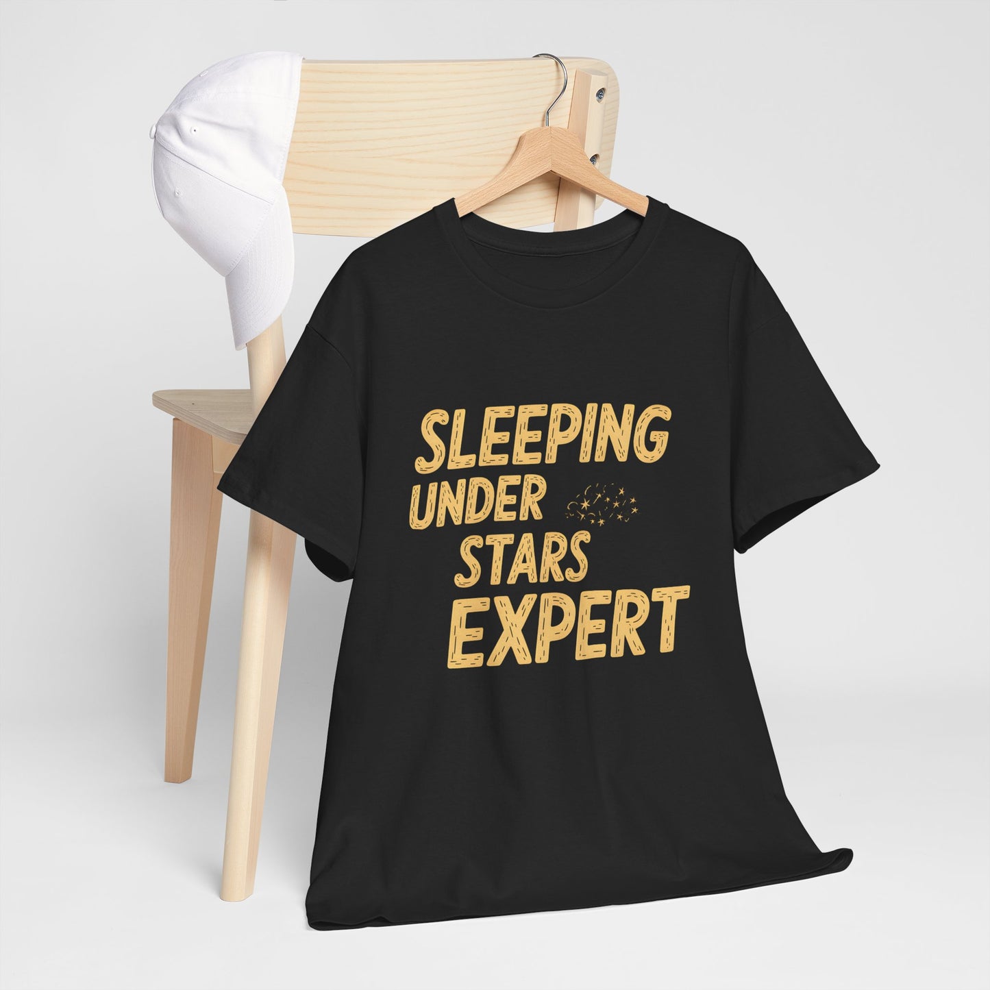 Sleeping Under Stars Camping T-Shirt Outdoor Adventure Expert Gift