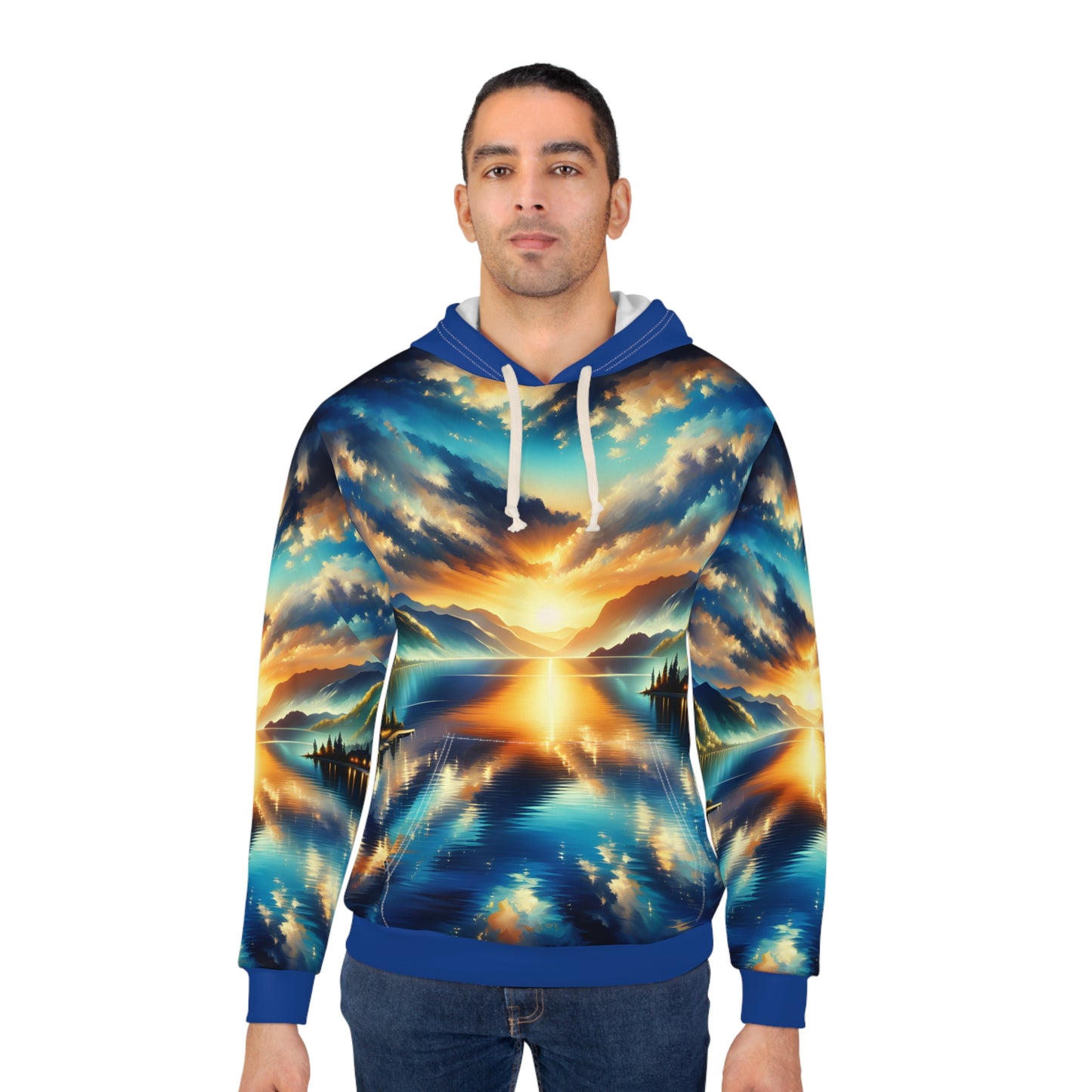 Lake Chelan Hoodie All Over Print Scenic Outdoor Apparel Gift for Travelers