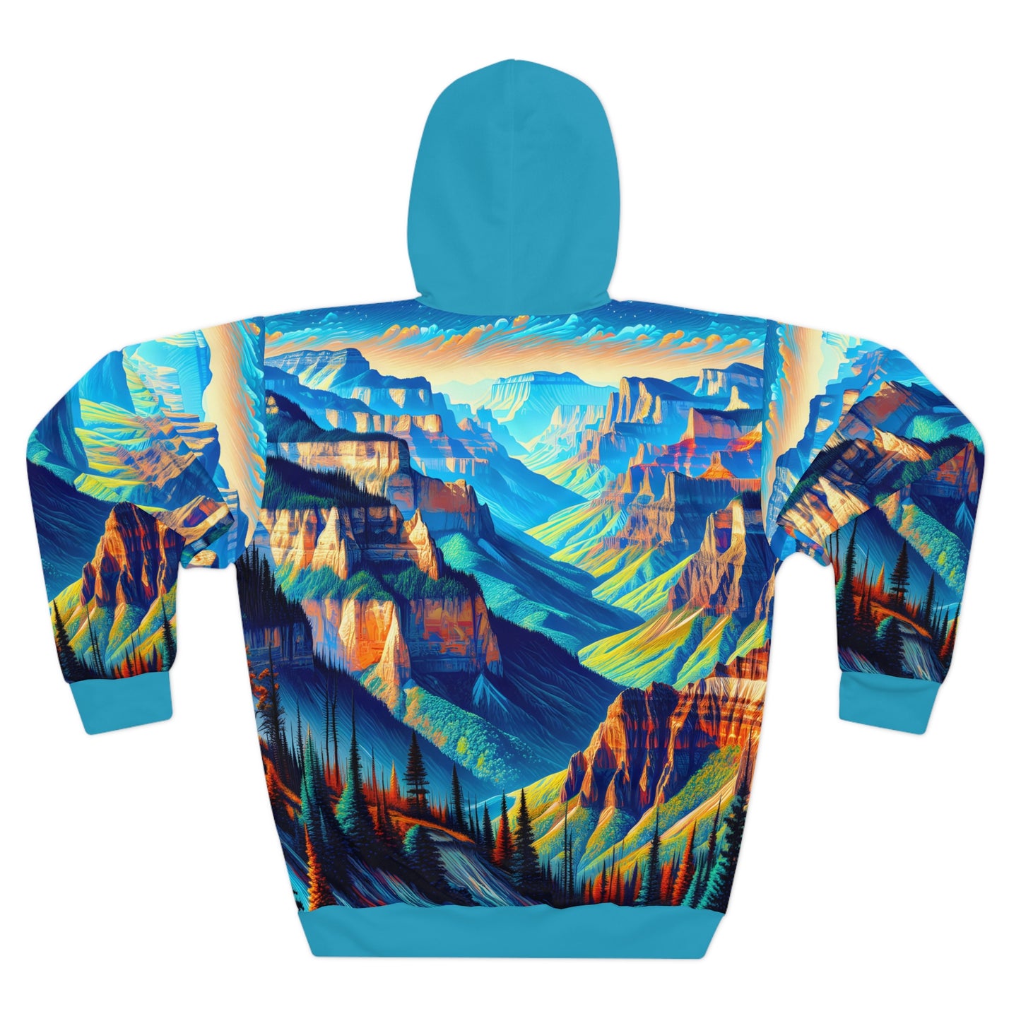 Grand Canyon Hoodie Unisex All-Over Print Artistic Nature Adventure Pullover