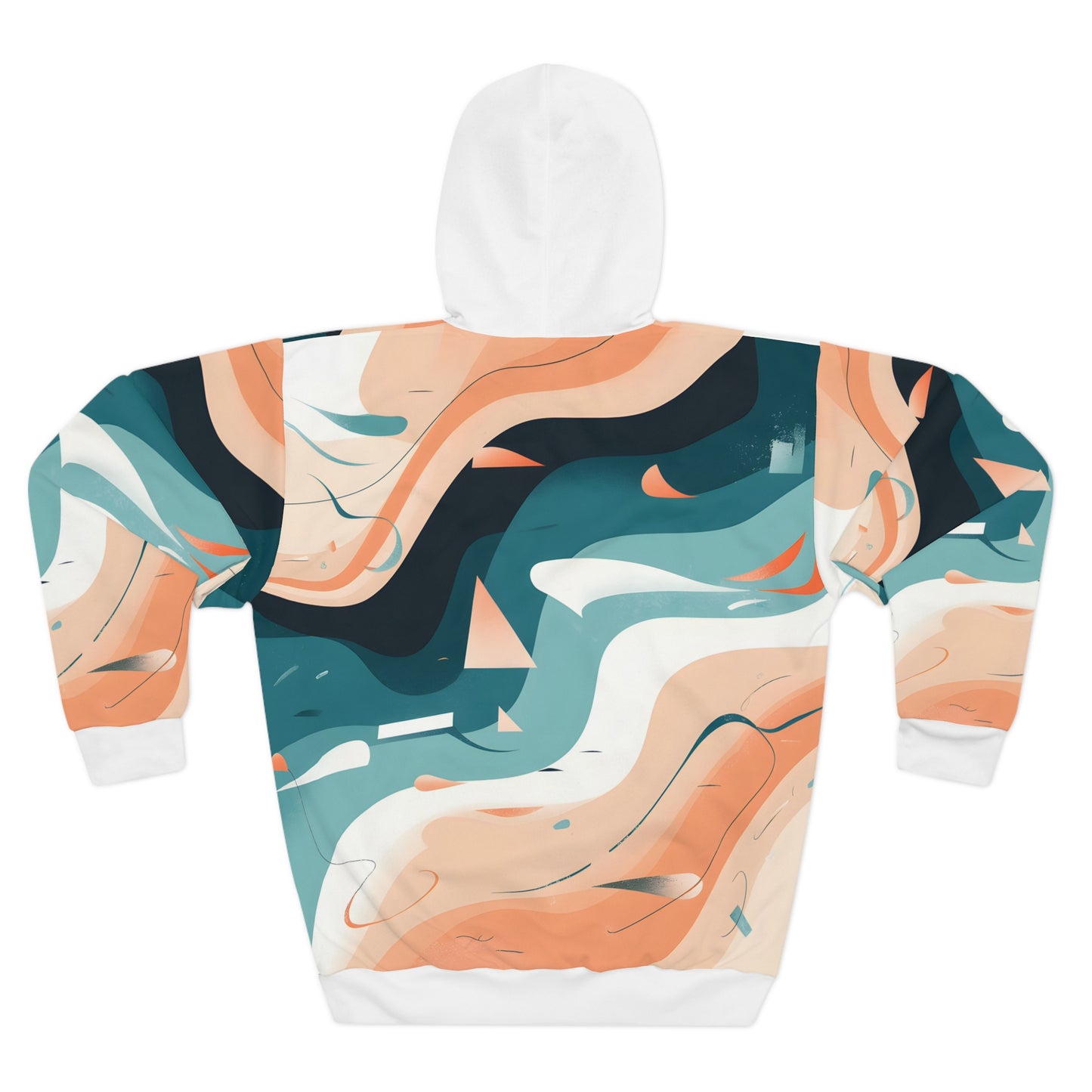 Windcarved Pulse Art Inspired All Over Print Hoodie Adventure Wear Apparel
