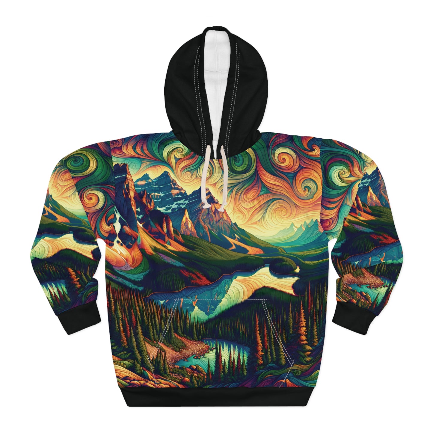 All-Over Print Hoodie The Enchantments National Park Outdoor Adventure Apparel