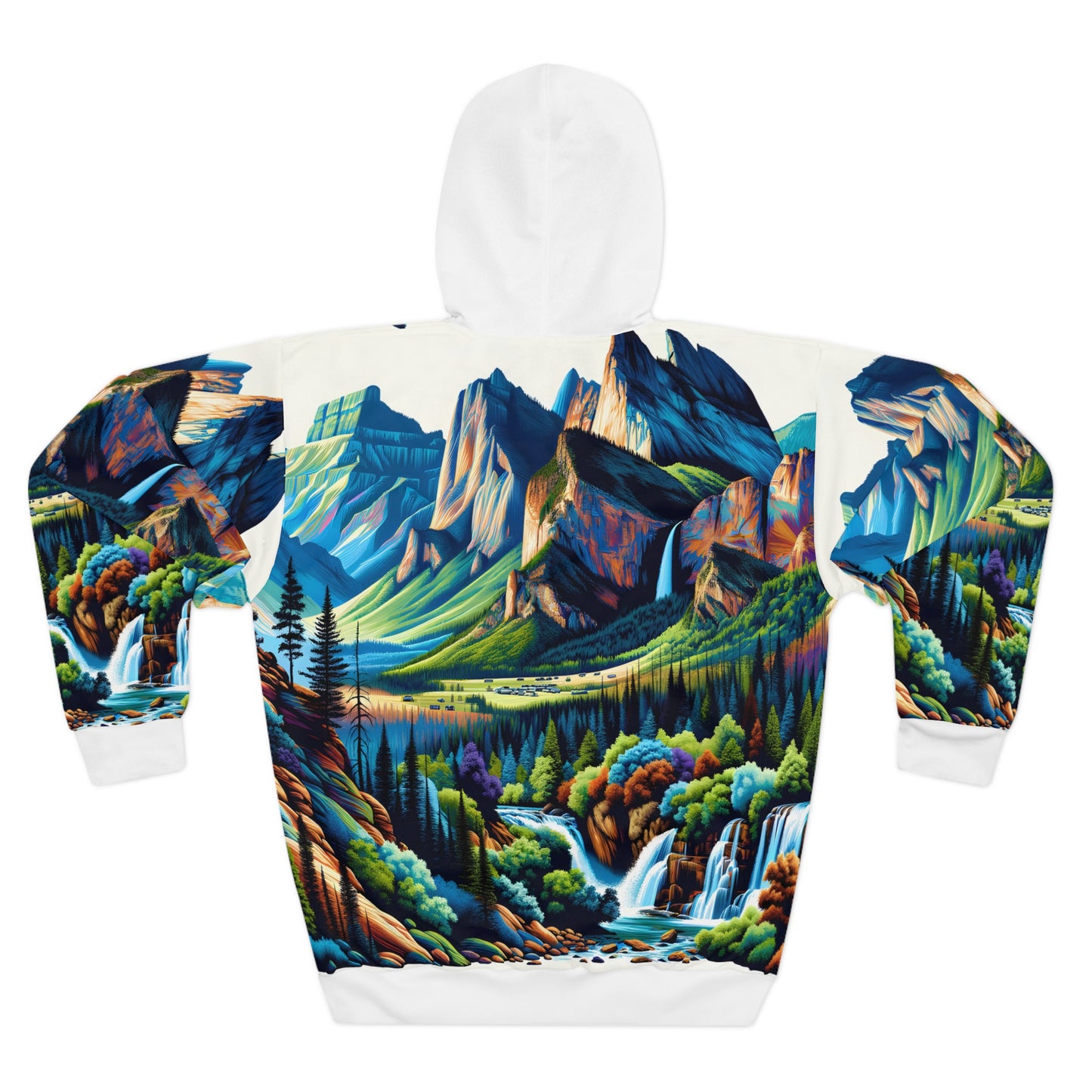 Yosemite National Park All Over Print Hoodie for Nature Lovers and Adventurers